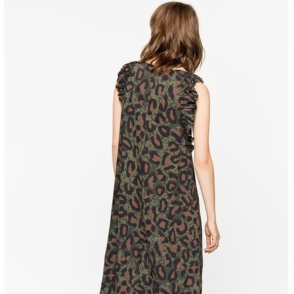 Zadig & Voltaire Rebelle Leo midi dress XS - Picture 8 of 9